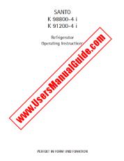 Voir SK91200-4i pdf Mode d'emploi - Nombre Code produit: 923523620