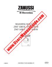 Voir ZWF1630W pdf Mode d'emploi - Nombre Code produit: 914517233