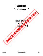 Ver ZSF4123 pdf Manual de instrucciones - Código de número de producto: 911615017