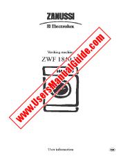 Ver ZWF1840 pdf Manual de instrucciones - Código de número de producto: 914003121