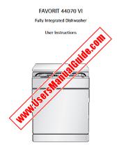 View FAV44070VI pdf Instruction Manual - Product Number Code:911235209