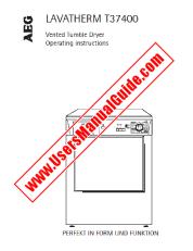 Vezi T37400 pdf Manual de utilizare - Numar Cod produs: 916092478