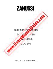 Ver ZDQ595 pdf Manual de instrucciones - Código de número de producto: 944171373