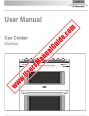 Vezi ZCG7610WL pdf Manual de utilizare - Numar Cod produs: 943204288