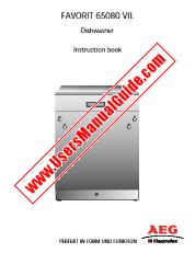 Vezi F65080VIL pdf Manual de utilizare - Numar Cod produs: 911986016