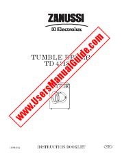 Vezi TD4113 pdf Manual de utilizare - Numar Cod produs: 916093069