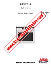 Ver B89092-4M pdf Manual de instrucciones - Código de número de producto: 949711848