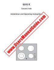 Vezi 6010K-MN pdf Manual de utilizare - Număr Cod produs: 949591703