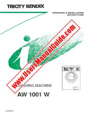 Voir AW1001W pdf Mode d'emploi - Nombre Code produit: 914213008