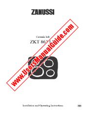 View ZKT863LX pdf Instruction Manual - Product Number Code:949591691