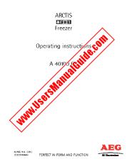 Ver A40100GS pdf Manual de instrucciones - Código de número de producto: 933002880