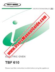 View TBF610 pdf Instruction Manual - Product Number Code:949712037
